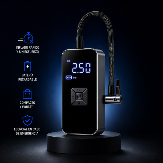 TorqueDrive Air Pro Compresor Portátil Inteligente